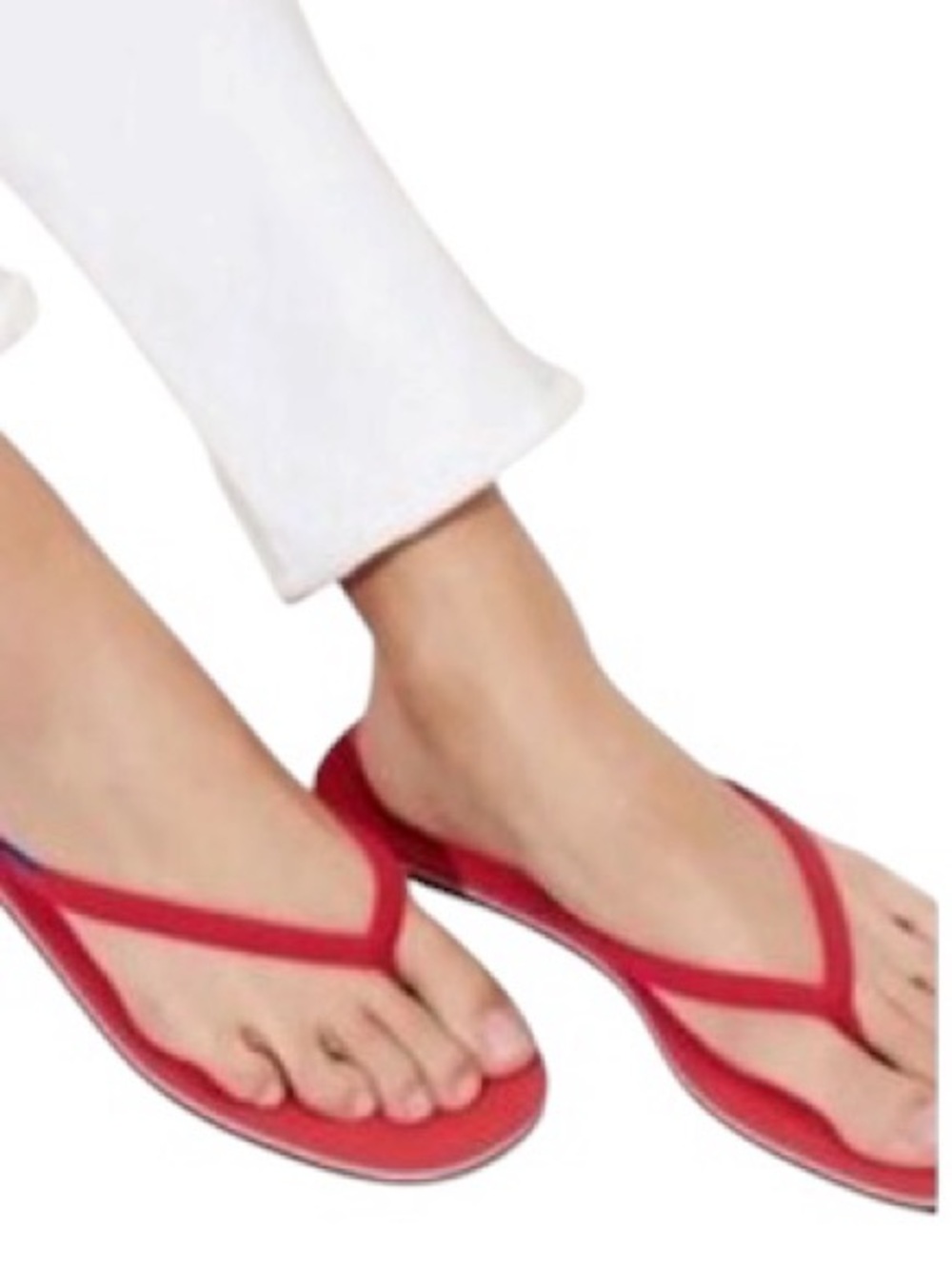 Rothy's New Firecracker Red Women's Flip Flop Sandals 9